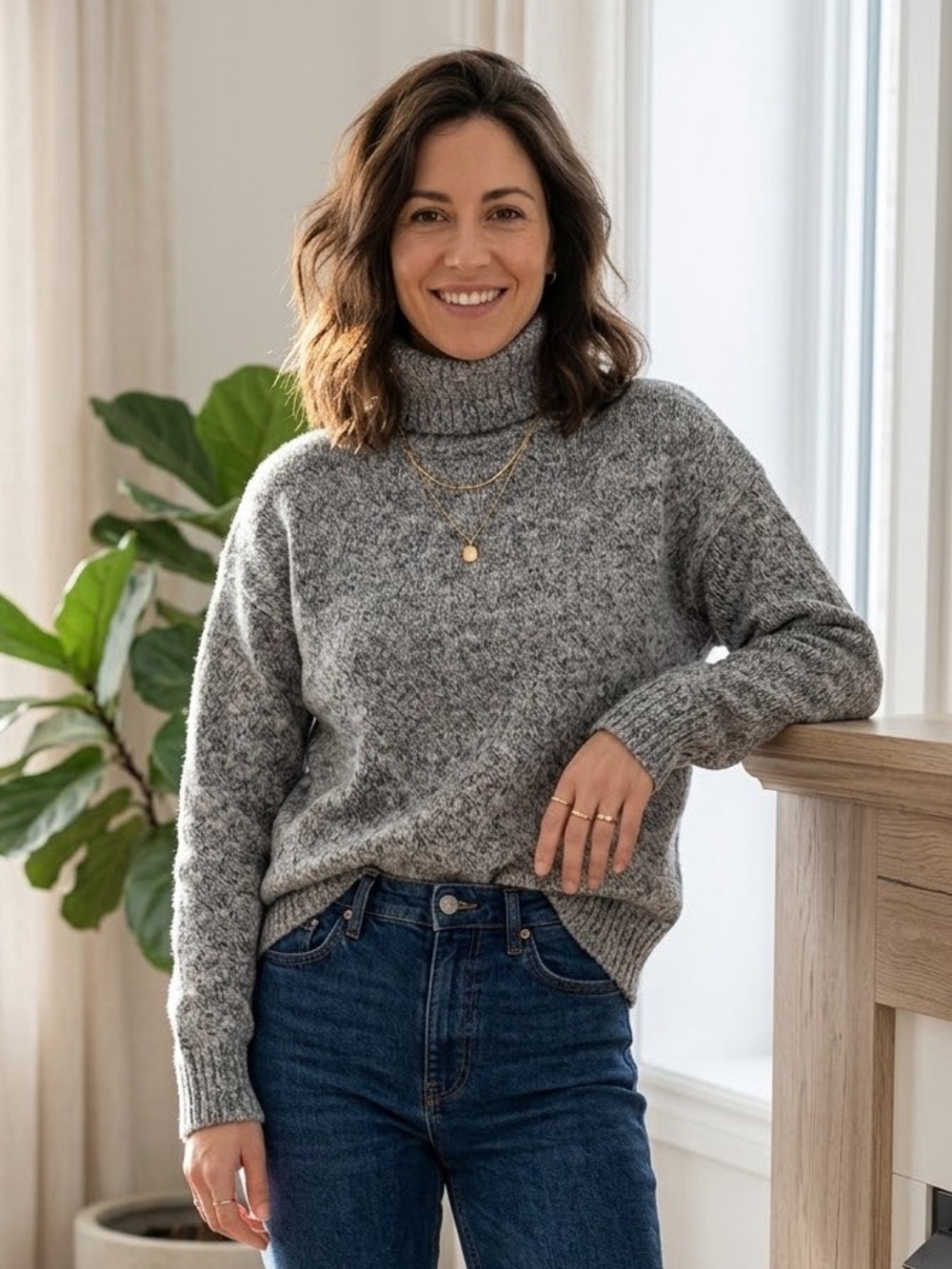 HYFVE Cozy and Warm Gray Sweater (like new)